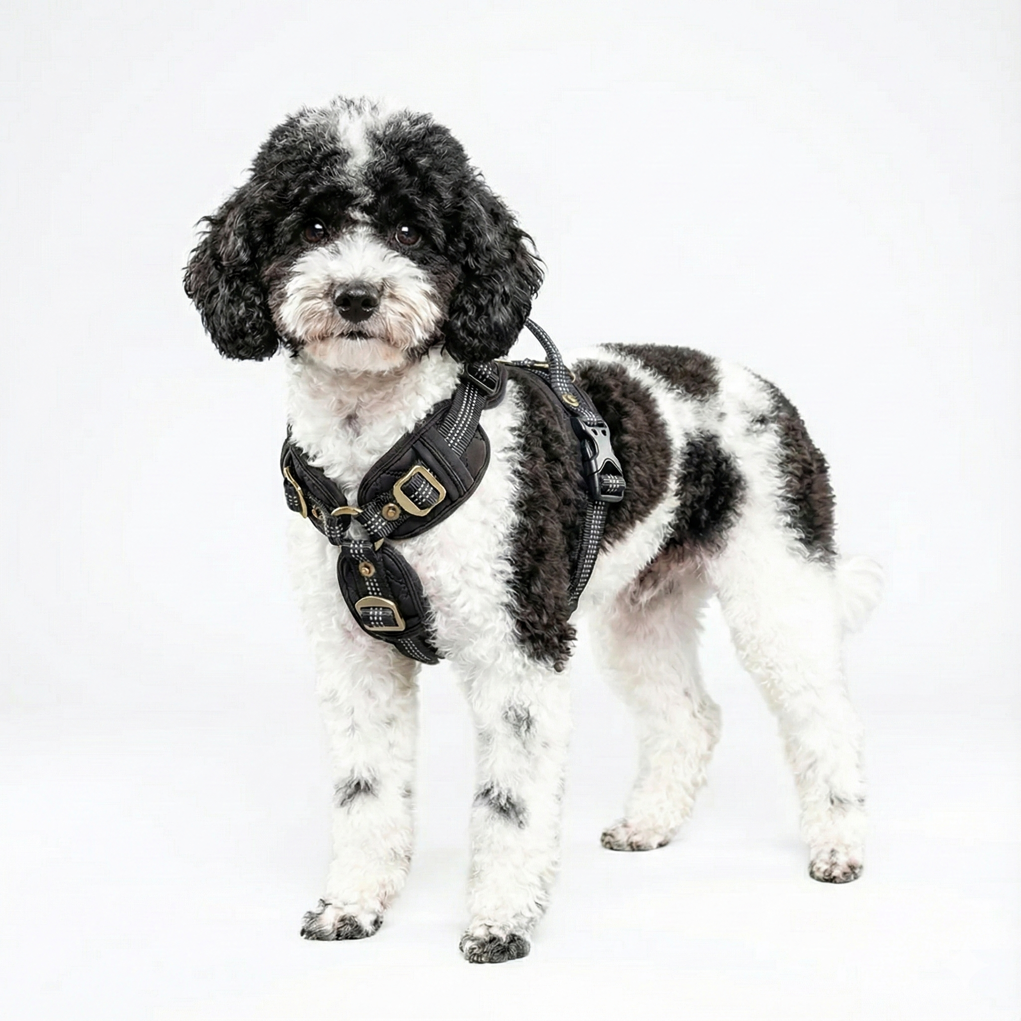 好好散步友善胸背帶 | 鉑金款 2.0 (黑)