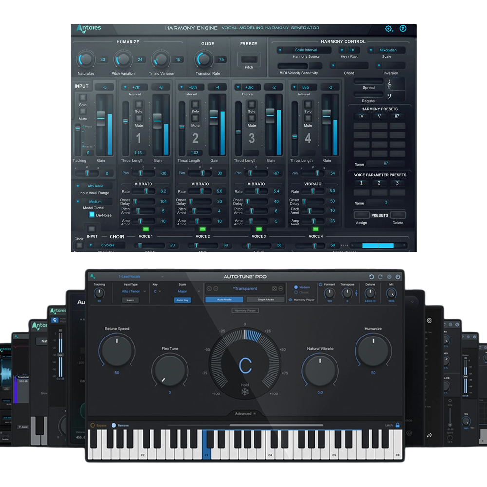 Antares AutoTune Unlimited + Harmony Engine 1年期訂閱限定組 (含 Harmony Engine 永久授權)