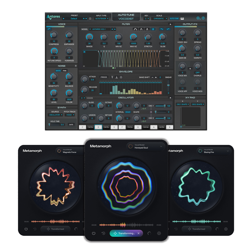 Antares Metamorph + Vocodist 創意人聲變形與聲碼器套組
