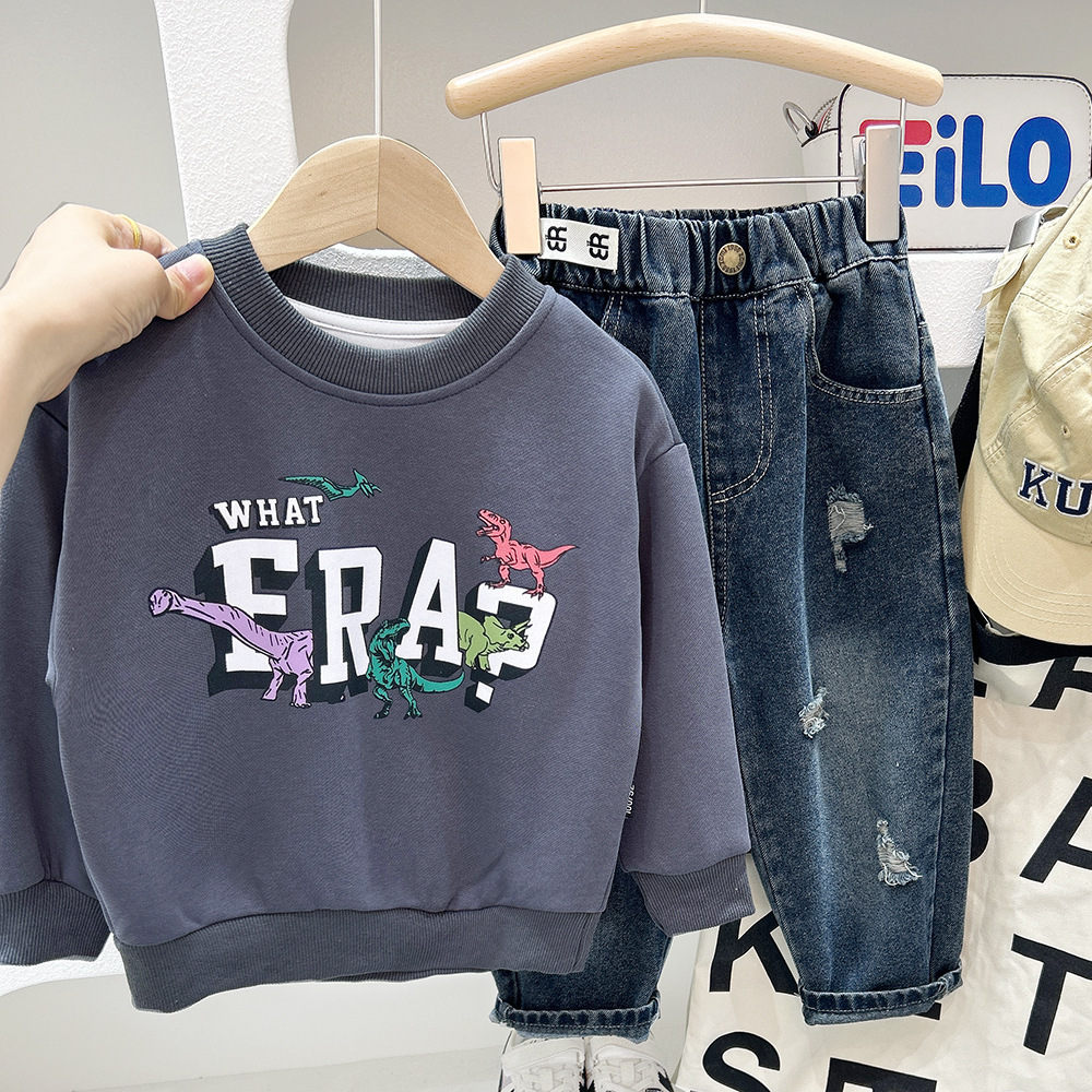 字母恐龍上衣 3色 100-150cm #WY2025061703