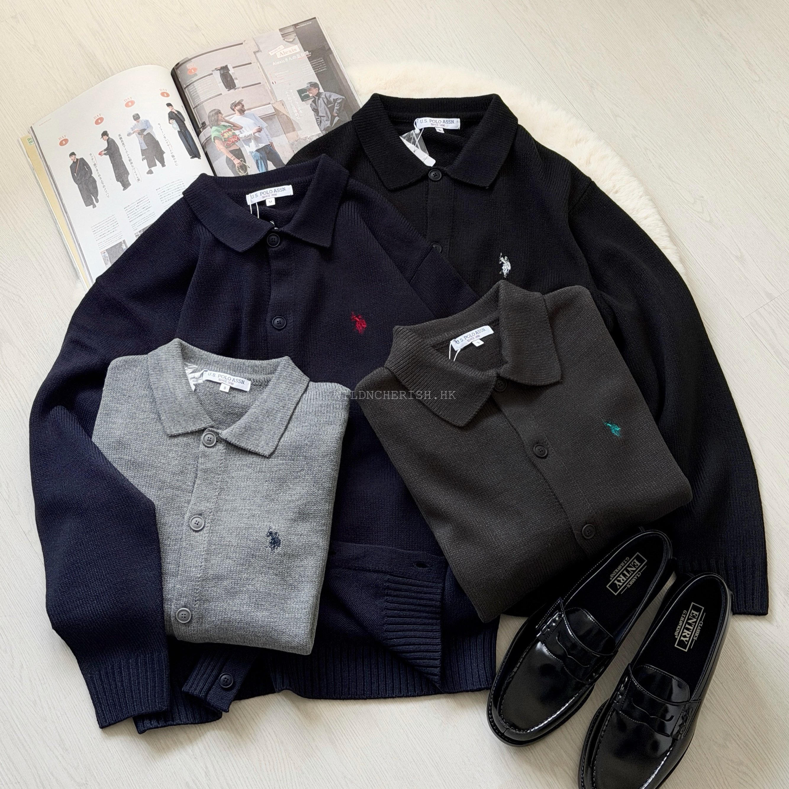 現貨 | U.S. POLO ASSN. Polo Knit Cardigan 男女裝