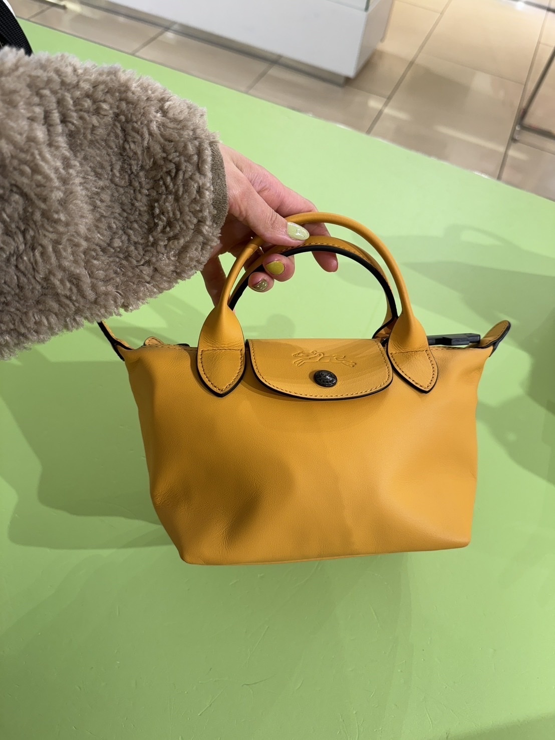 [香港現貨] Longchamp Leather Mini Tote Crossbody