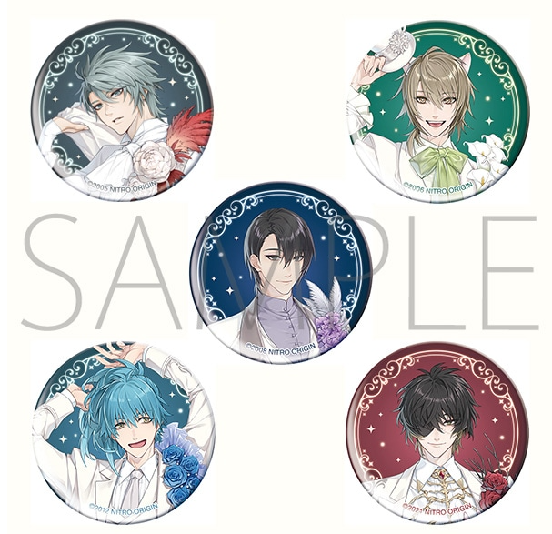 [代購][預訂] 20th anniversary NITRO CHiRAL Memories 襟章5個 SET