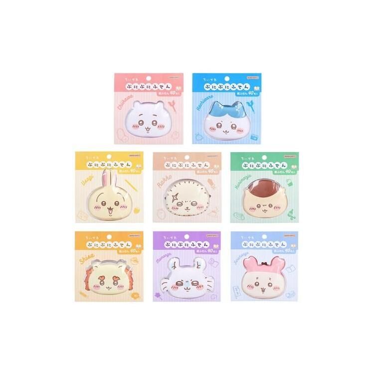 吉伊卡哇 Chiikawa Q彈造型便利貼 古本小螃蟹 可重覆黏貼 40張 1本