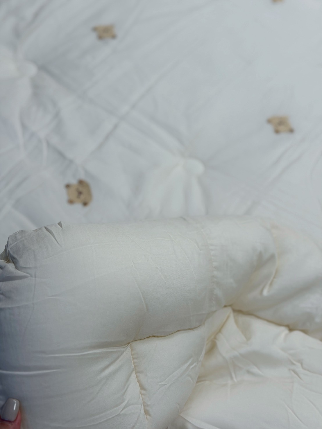 預購｜韓國｜超保暖刺繡小熊棉被 (可機洗)