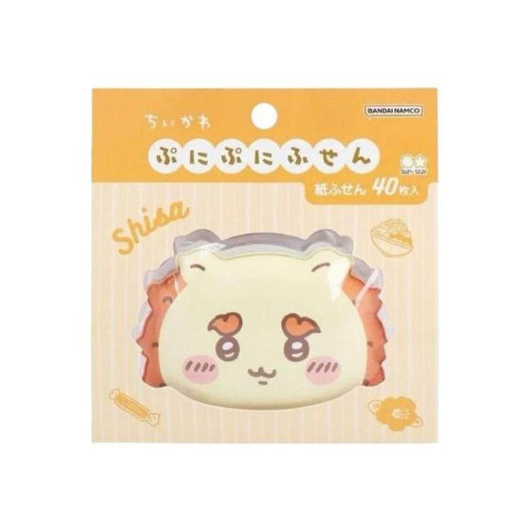 吉伊卡哇 Chiikawa Q彈造型便利貼 小獅薩 可重覆黏貼 40張 1本