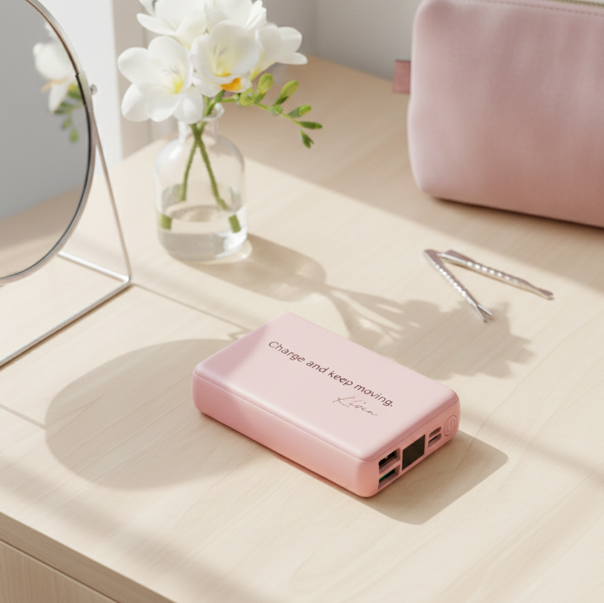 莫蘭迪質感美學行動電源|1萬mAh快充|免費個人化鐫刻|全協議滿足所有裝置充電|台灣製造品質安心