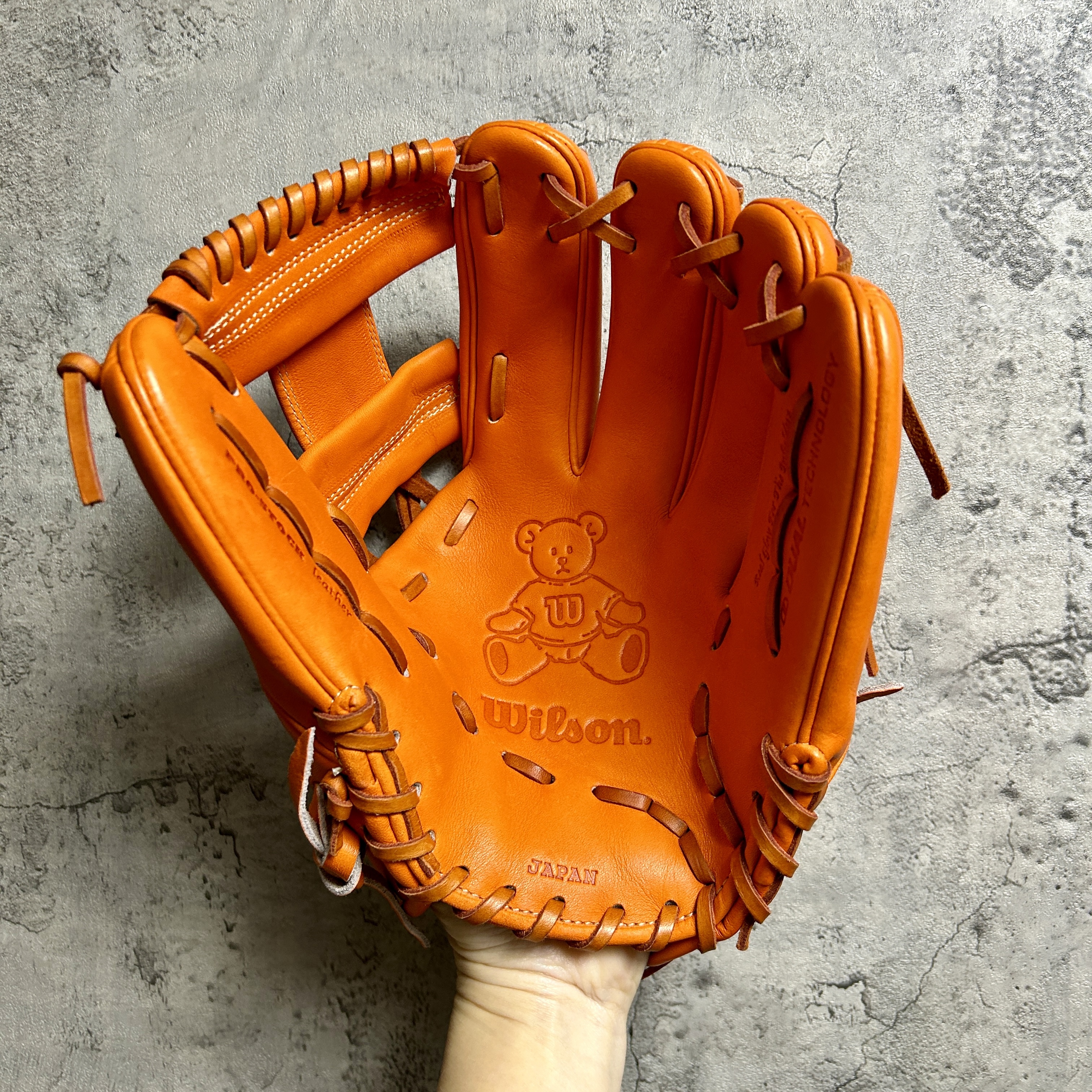 掌心約11.75吋 小熊刻印 Wilson 硬式 内野 1723型 Wilson Staff 系列