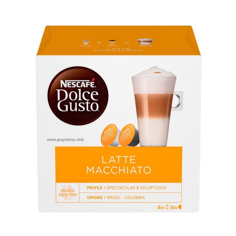 Nescafe Dolce Gusto Latte Macchiato 咖啡膠囊 (8 杯裝)