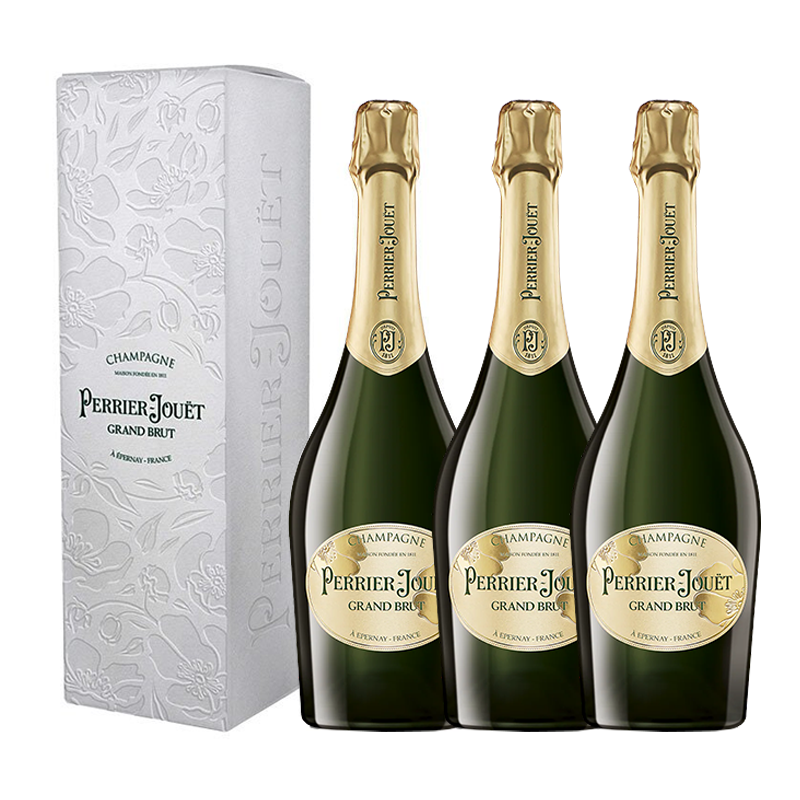 Perrier Jouet Grand Brut (Champagne) 3支優惠 送 巴黎之花擴香石