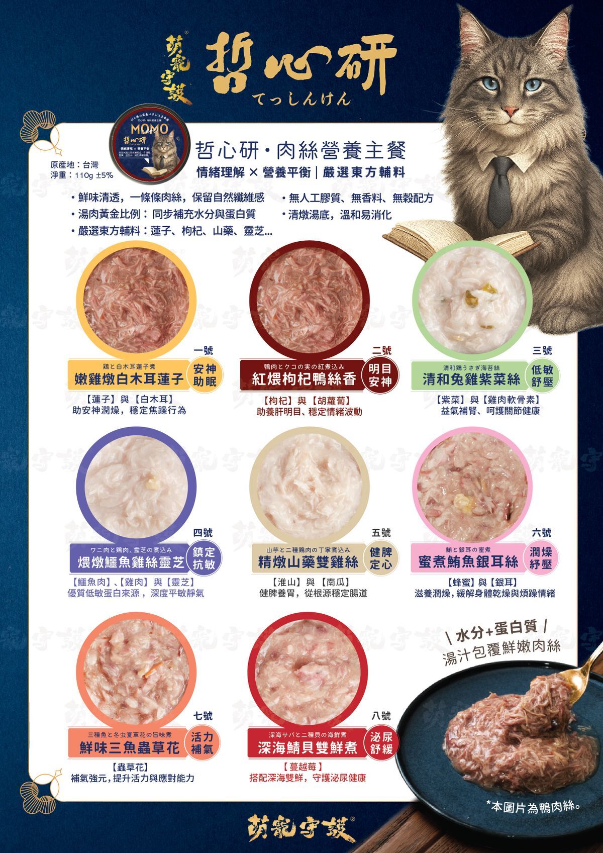 momocare 哲心研肉絲營養主食罐