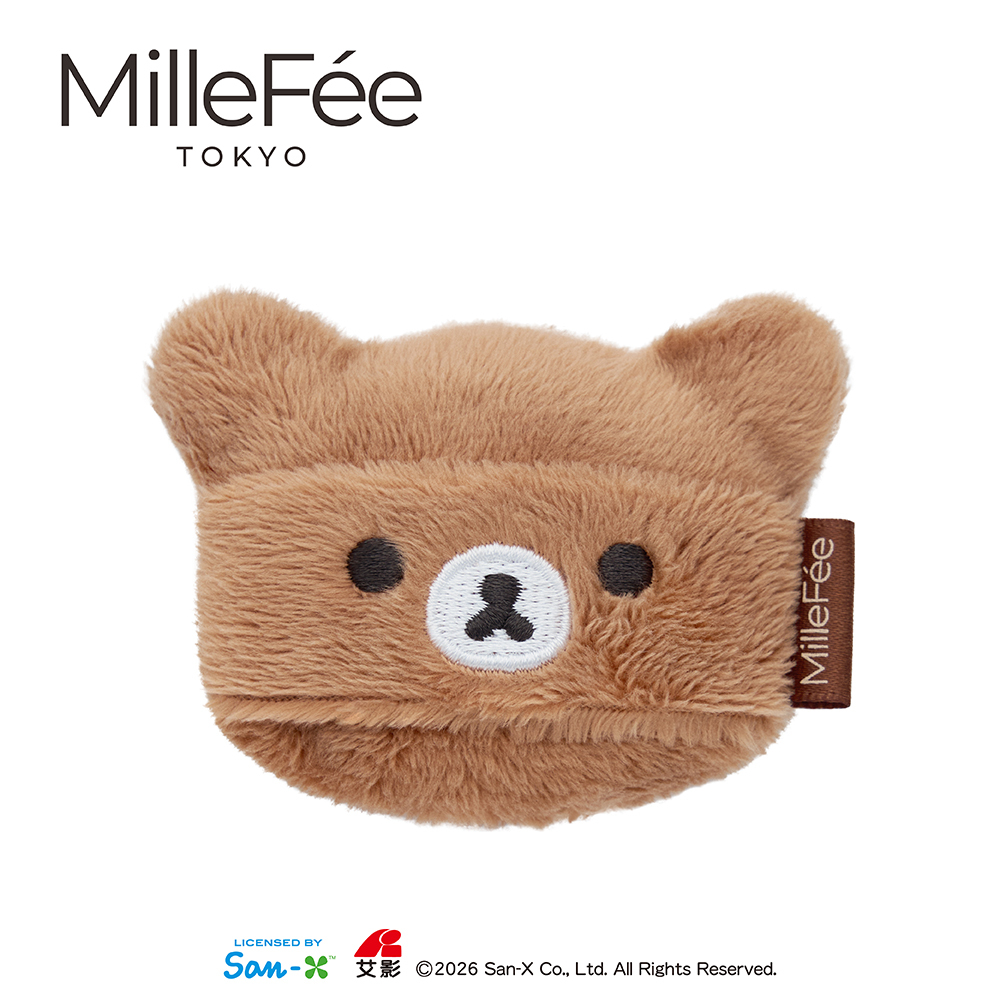 MilleFée 空氣感植絨蜜粉撲1人-茶小熊 NEW