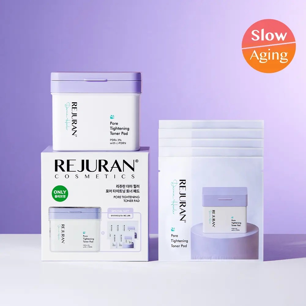 《olive young 連線》REJURAN Derma Healer Pore Tightening Toner Pad 60P +5p