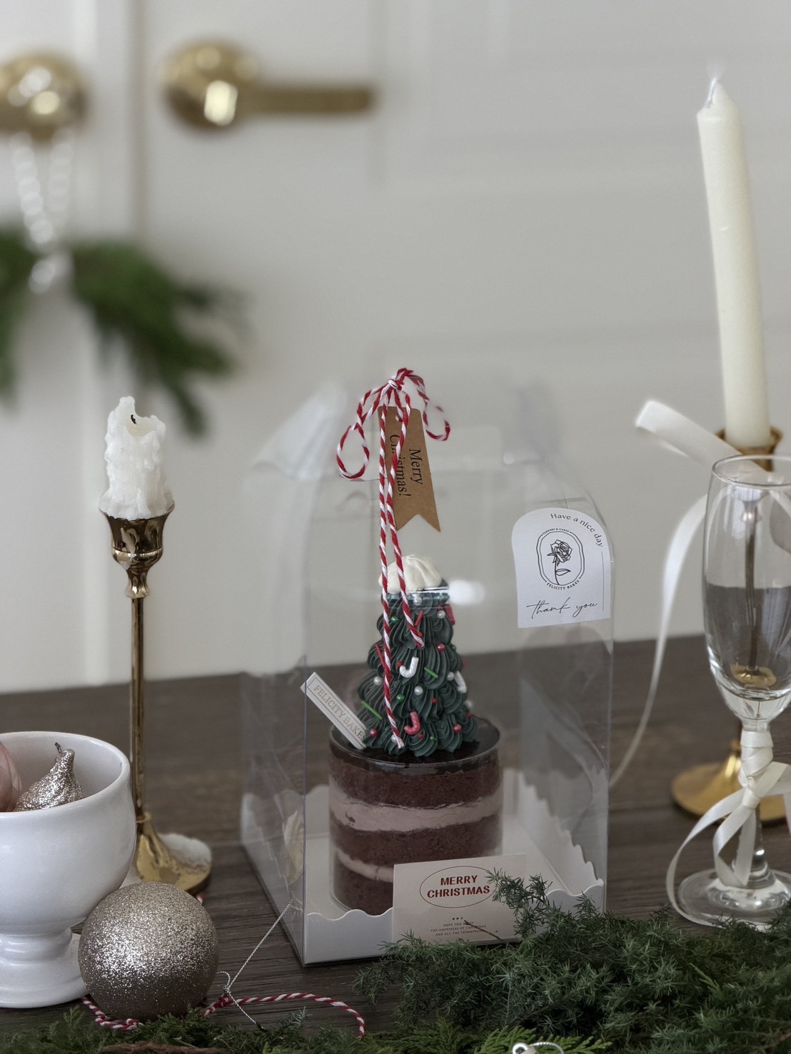 【Felicity Bakes x RUNI Flowers】聖誕節限定花束蛋糕組合