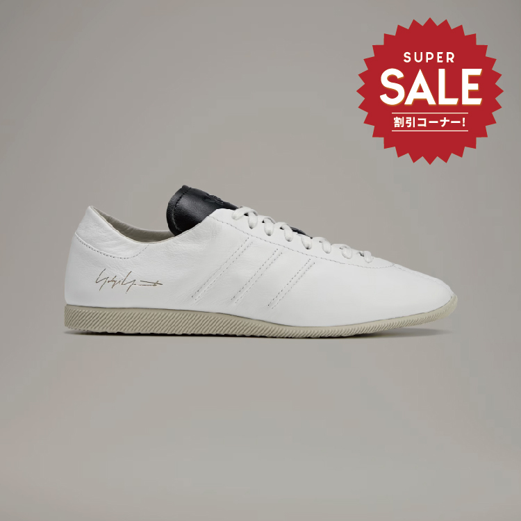 【 Y-3 JAPAN 頂級鞋款 - 皮革白 x 黑 】