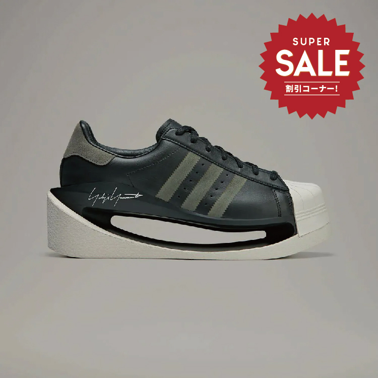 【 Y-3 GENDO SUPERSTAR 頂級鞋款 - 黑/灰 】