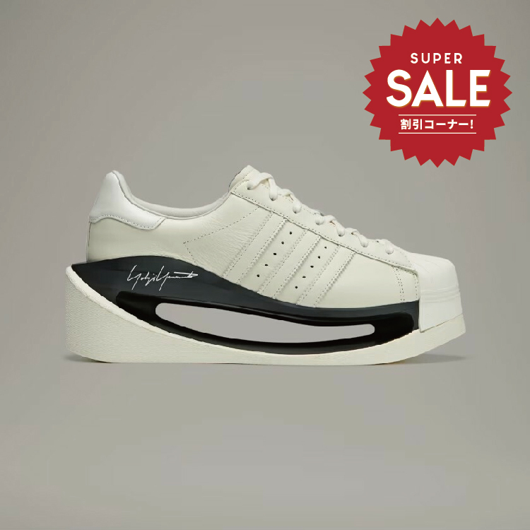 【 Y-3 GENDO SUPERSTAR 頂級鞋款 - 米白 】