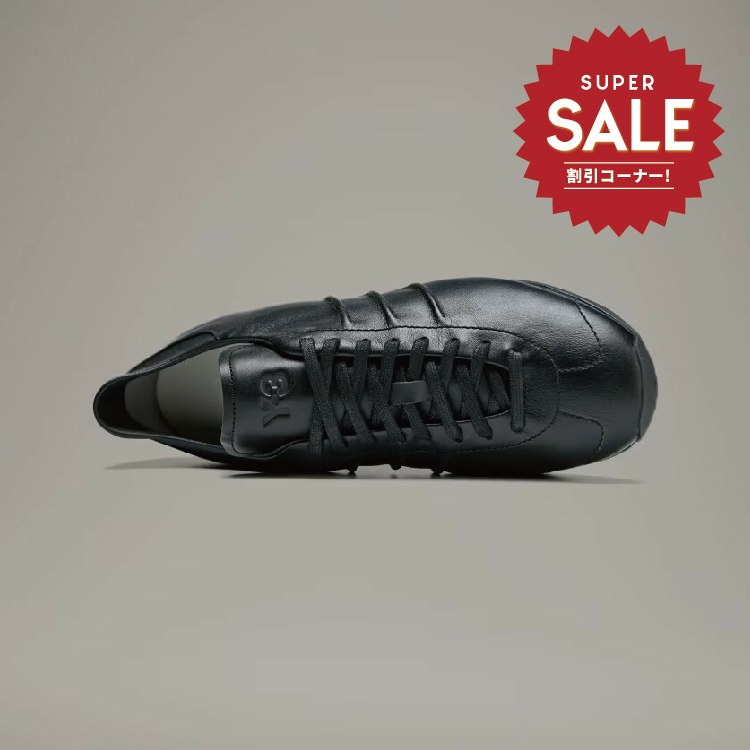 【 Y-3 COUNTRY 頂級鞋款 - 皮革黑魂】