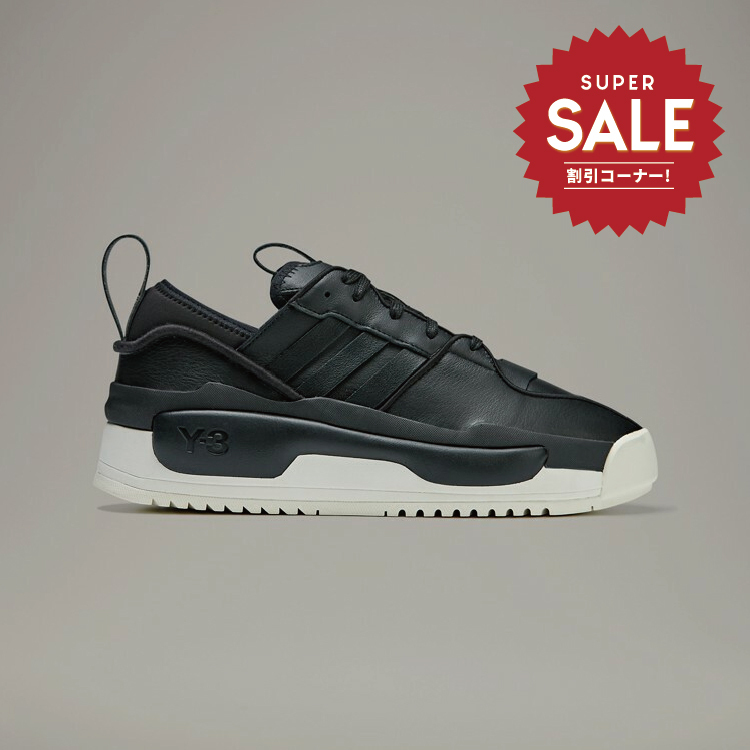 【 Y-3 RIVALRY 頂級運動休閒鞋款 - 皮革黑 】