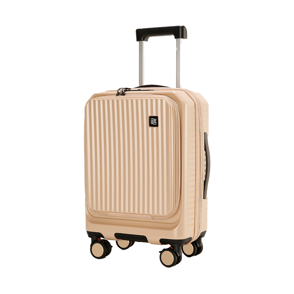 Leadming 俐德美】簡約行者20吋-前開式行李箱