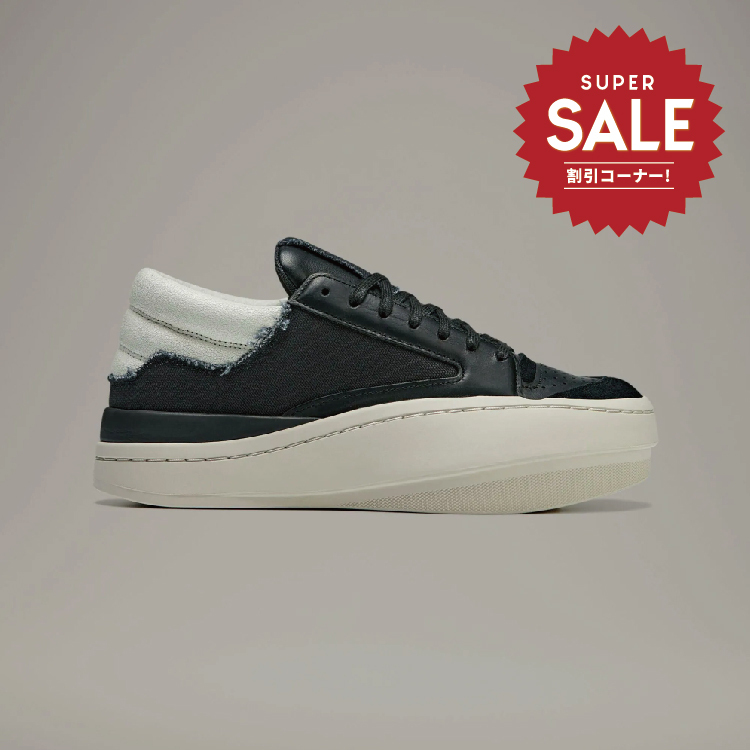 【 Y-3 CENTENNIAL LO 頂級厚底休閒鞋款 - 黑白 】