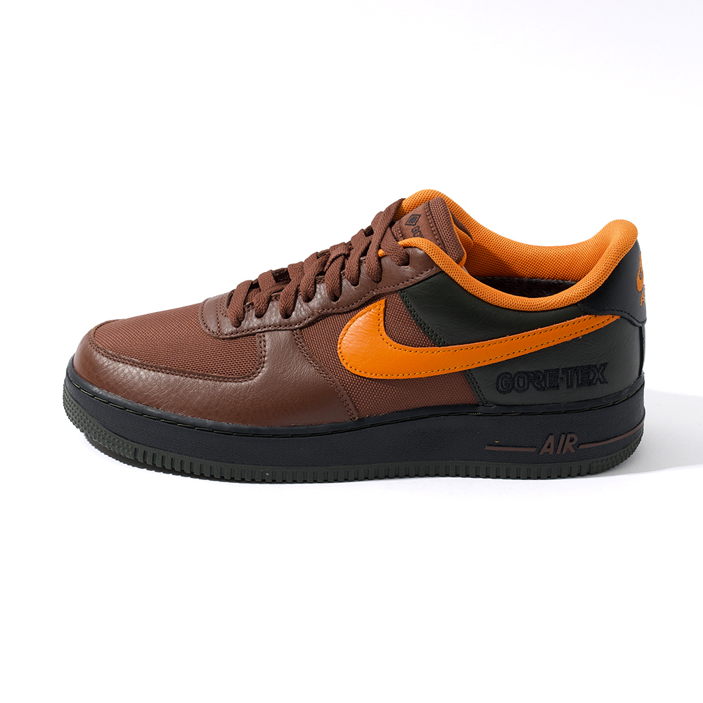 Nike Air Force 1 GTX 男鞋 棕橘色 防潑水 復古 皮革 經典 運動 休閒鞋 CK2630-201