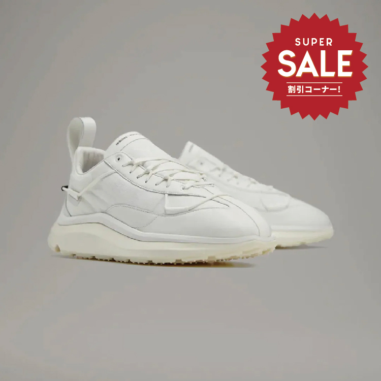 【 Y-3 SHIKU RUN 頂級鞋款 - 白 】