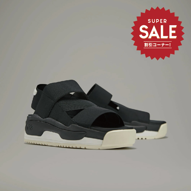 【 Y-3 HOKORI SANDAL 頂級涼鞋 - 黑 】