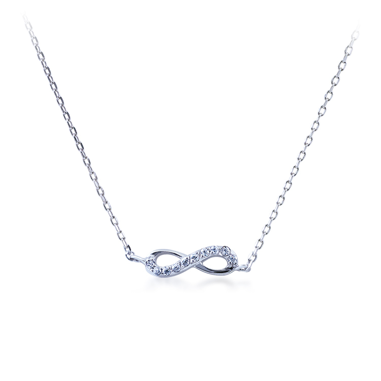 925純銀「∞ 愛無限」套鍊 (16吋)-SDS0051