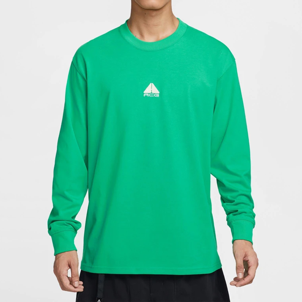Nike NRG ACG LS LBR Tee LUNGS 男款 綠色 寬鬆 快乾 運動 長袖 DR7754-324