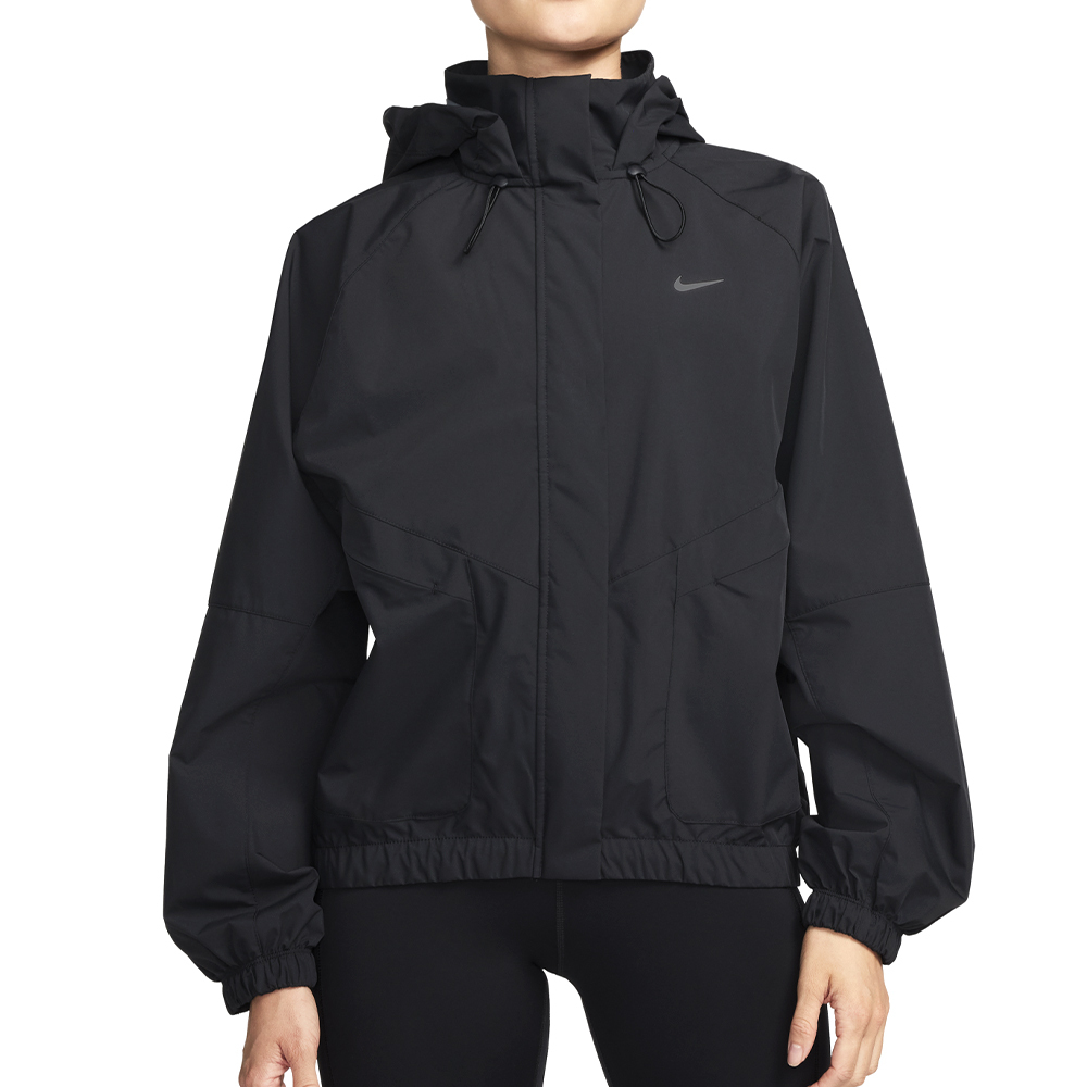 Nike Swift SF JKT 女款 黑色 運動 休閒 寬鬆 口袋 拉鍊 連帽 外套 FB7493-010