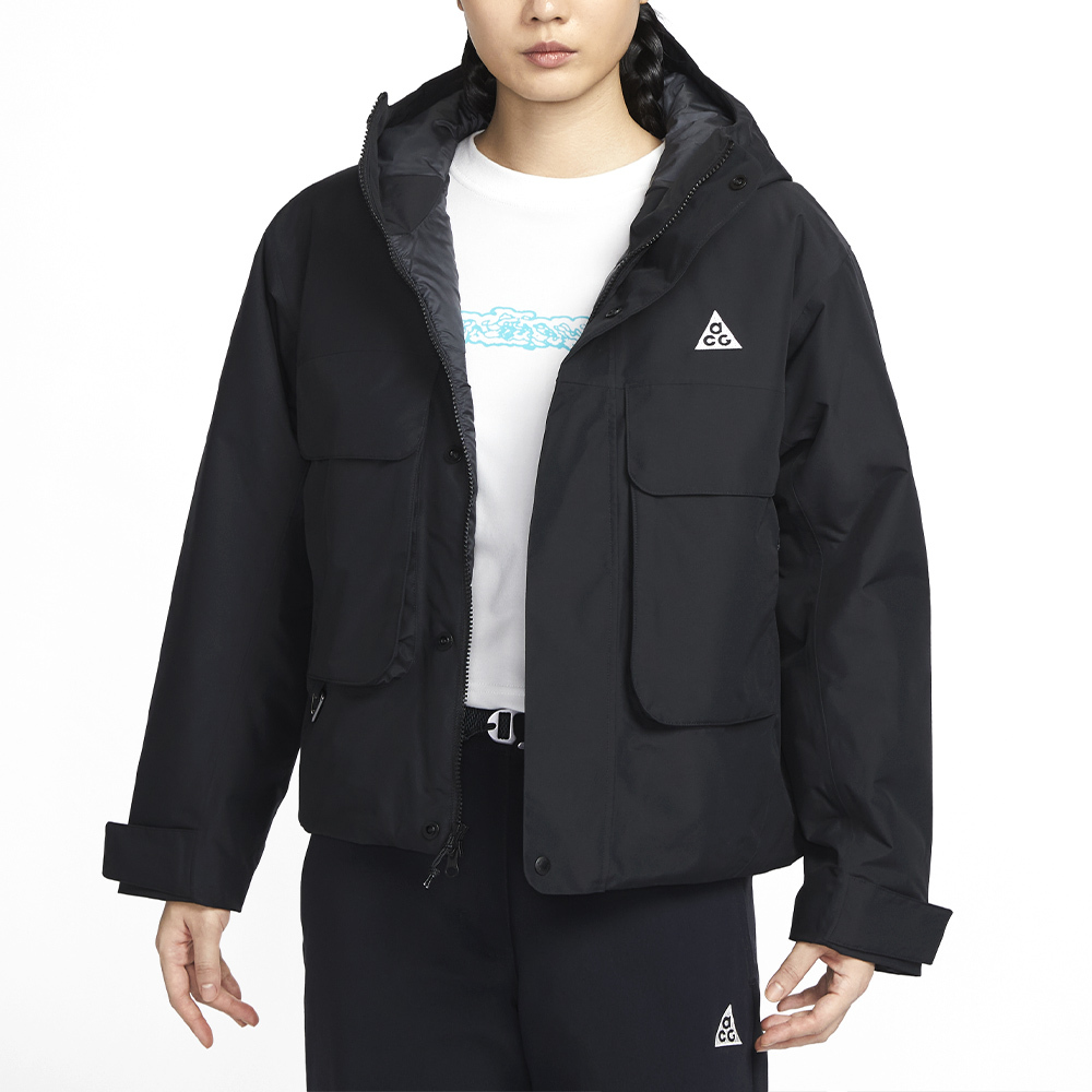 Nike Acg Sf Prmlft Skl Pk Jkt 女款 黑色 防風 防潑水 連帽 外套 FV7328-010
