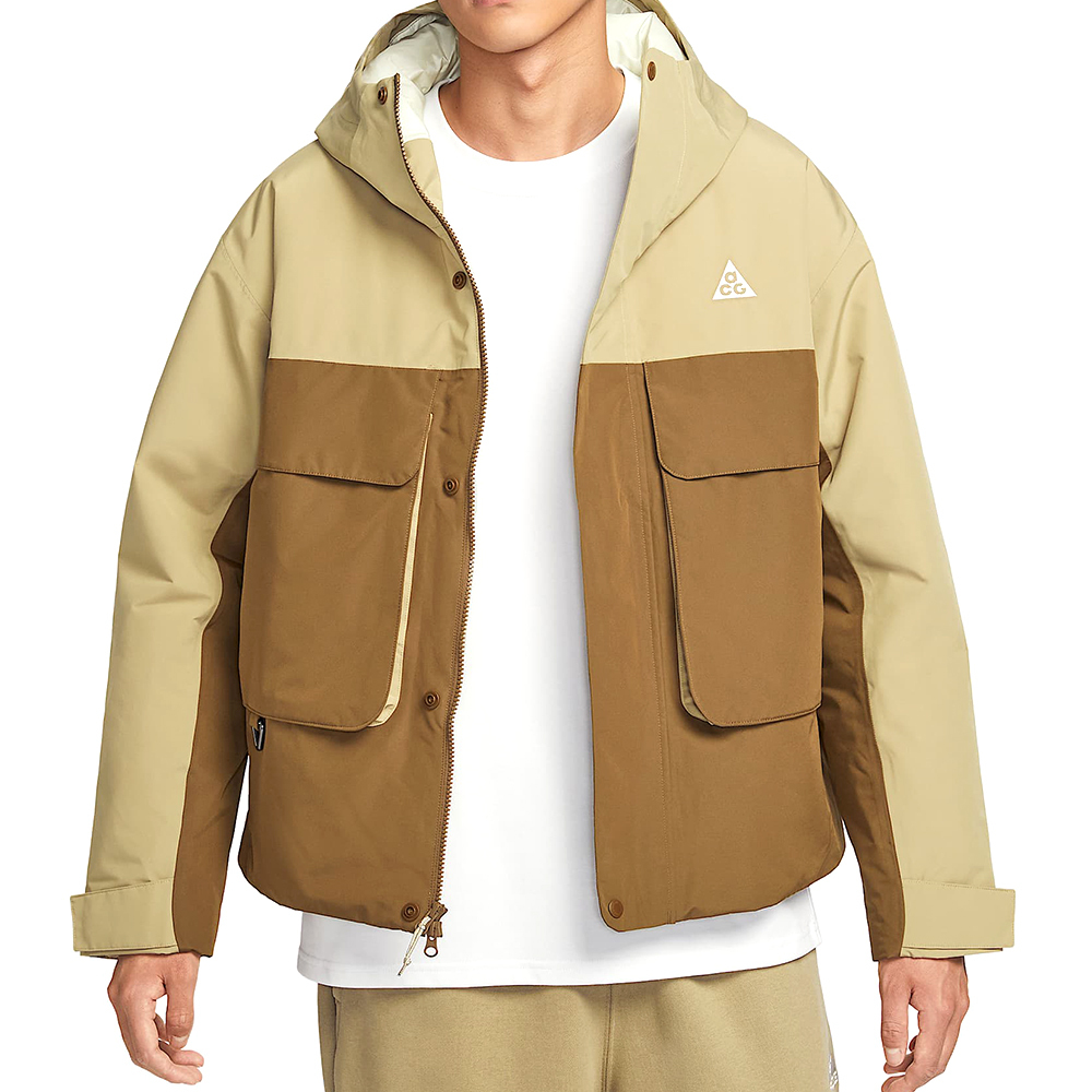 Nike Acg Sf Prmlft Skl Pk Jkt 男款 卡其色 防風 防潑水 連帽 外套 FV8682-297