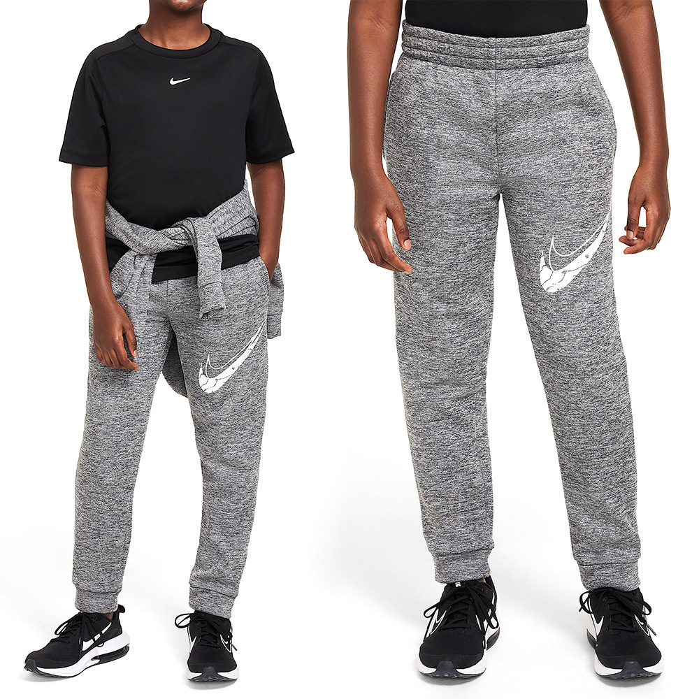 Nike Tf Rpl Multi Jgr Hbr Sr 大童 童裝 灰色 縮口 磨毛 棉褲 長褲 HF4418-063