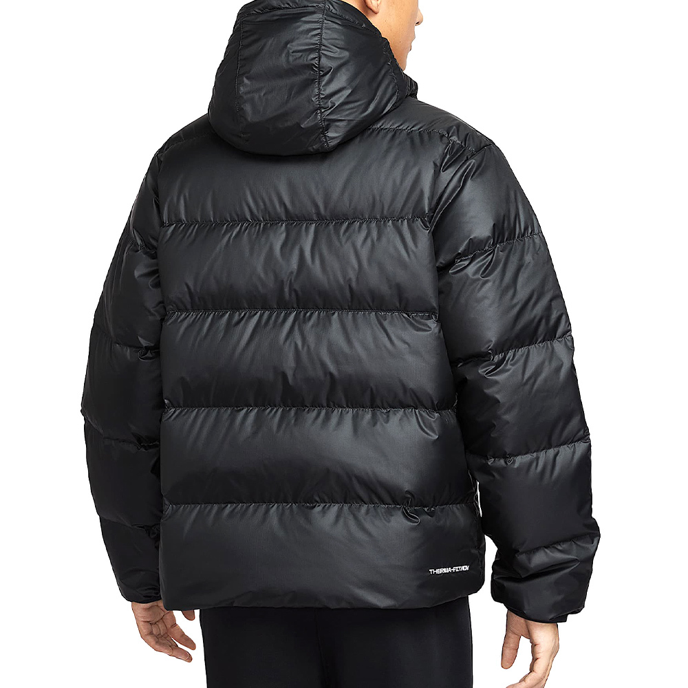 Nike Windrunner Stmnt Dwn 男款 黑色 寬鬆 保暖 羽絨 連帽 外套 HQ7791-011