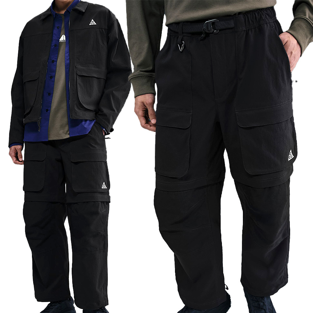 Nike Acg Zip Smith Smmit Crgo 男款 黑色 可拆式褲管 工裝口袋 長褲 HV0592-010