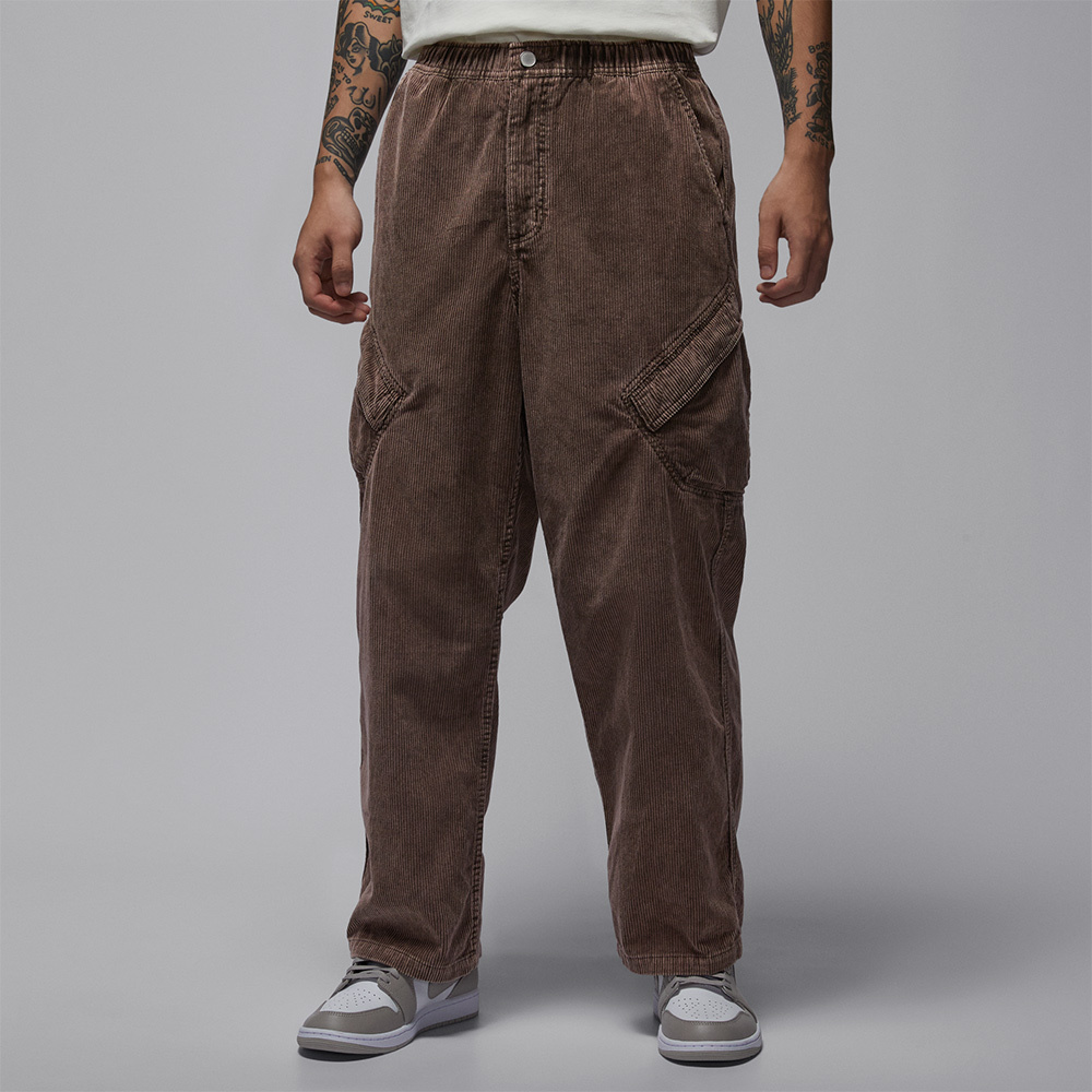 Nike J Flt Chicago Cord Pant 男款 咖啡色 燈芯絨 工裝口袋 長褲 HV0527-237