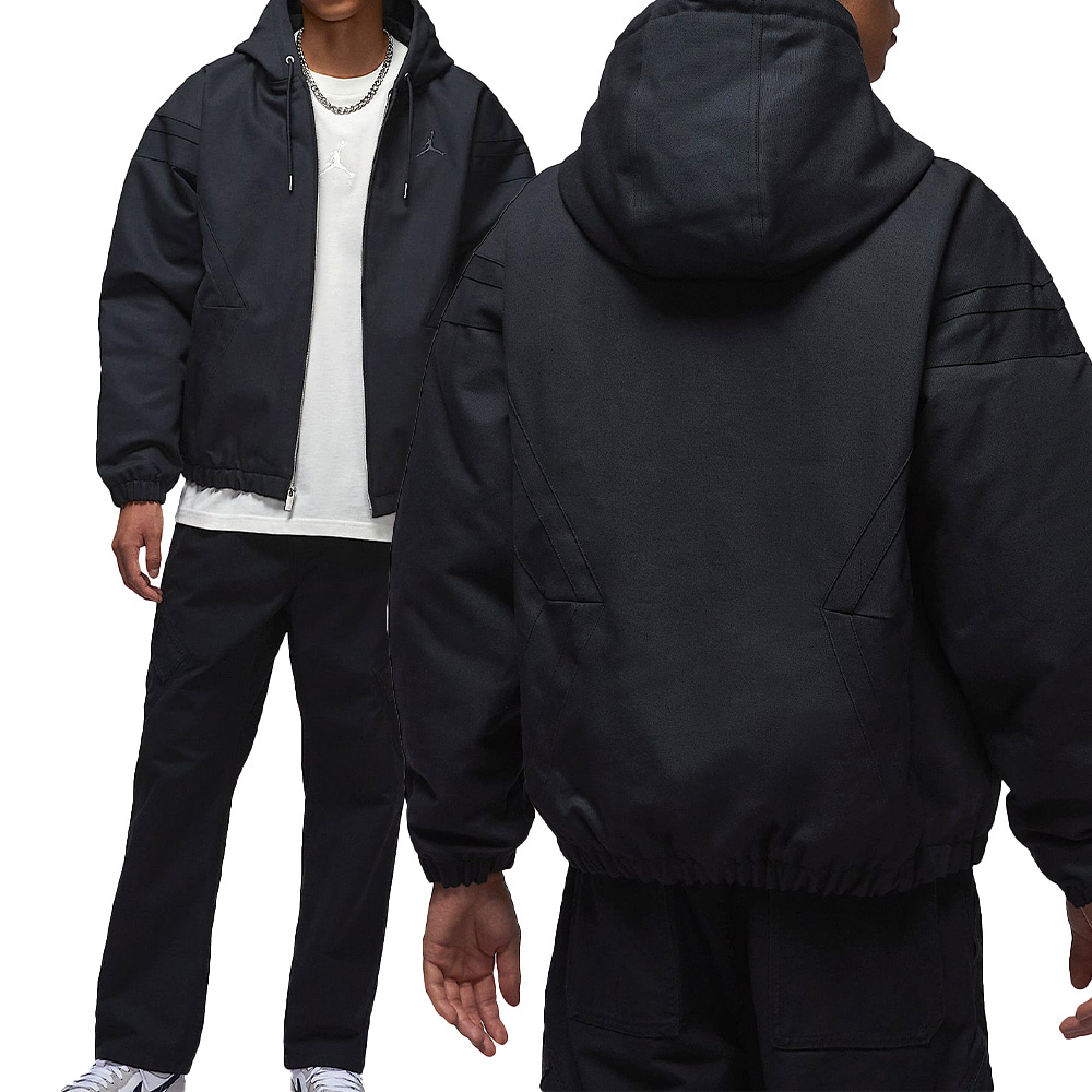 Nike J Flt Draft Jkt 男款 黑色 寬鬆 連帽 夾克 外套 HV1849-010