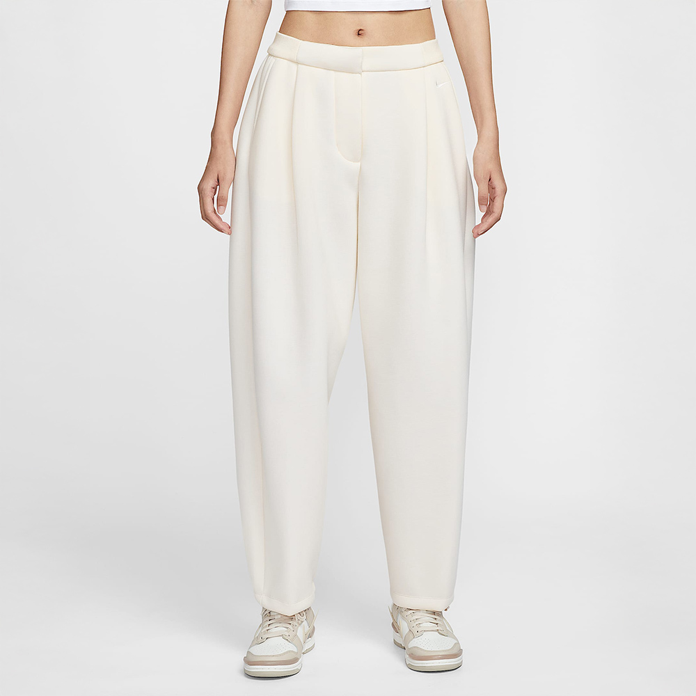 Nike Mod Flc Pant 女款 米白色 中腰 寬版 休閒 長褲 HV1965-110