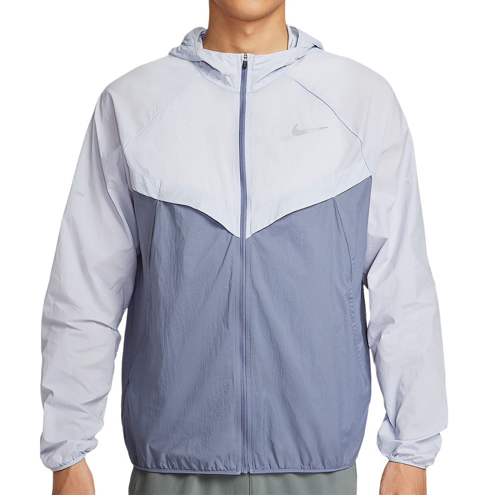 Nike Uv Rpl Stride Jacket 男款 灰藍色 防潑水 防曬 連帽 風衣 外套 HV4549-057
