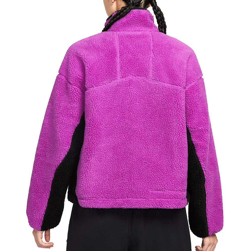 Nike Acg Tfadv Canwell Glcr Fz 女款 紫色 立領 仿羔羊絨 外套 HV4706-551