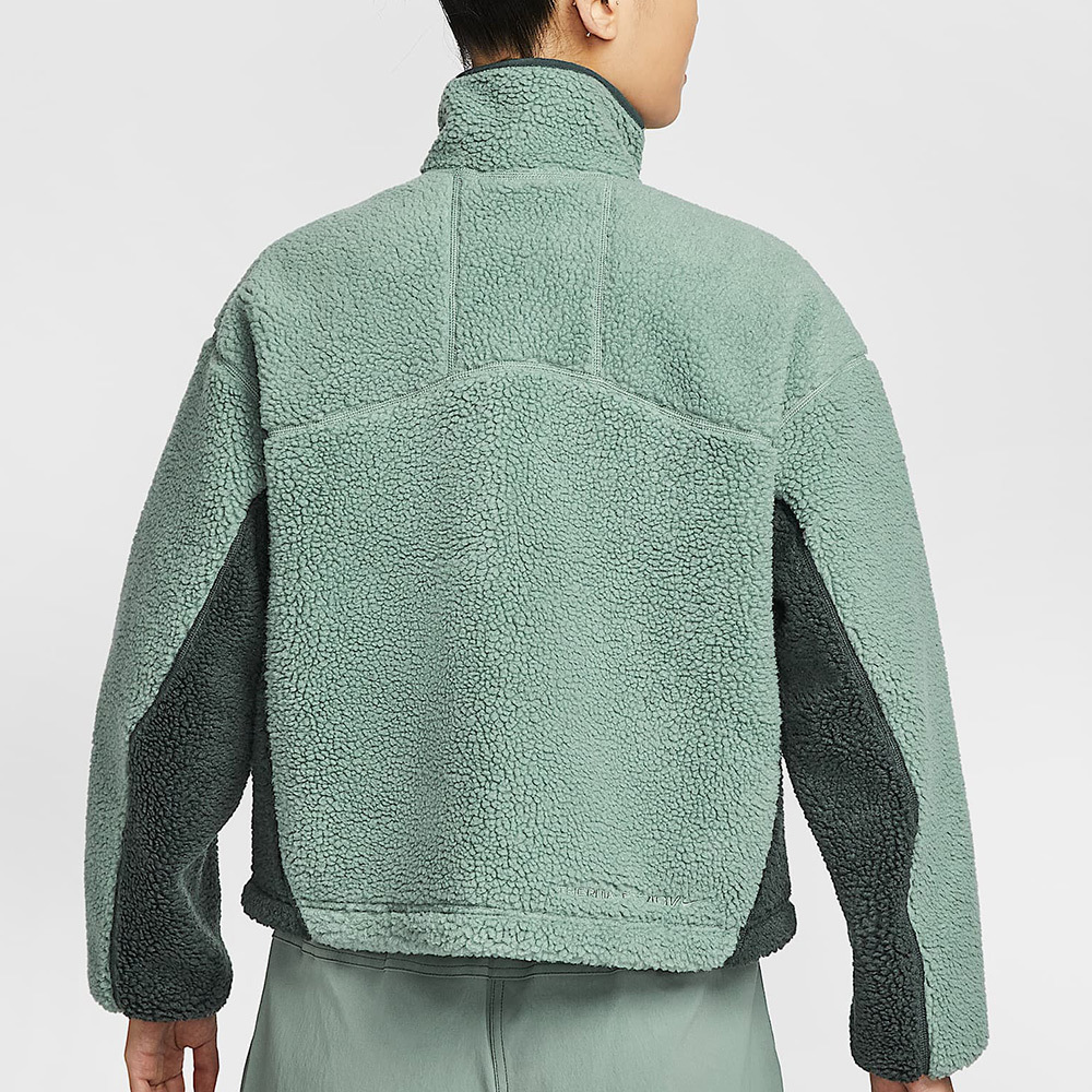 Nike Acg Tfadv Canwell Glcr Fz 女款 綠色 立領 仿羔羊絨 外套 HV4706-364