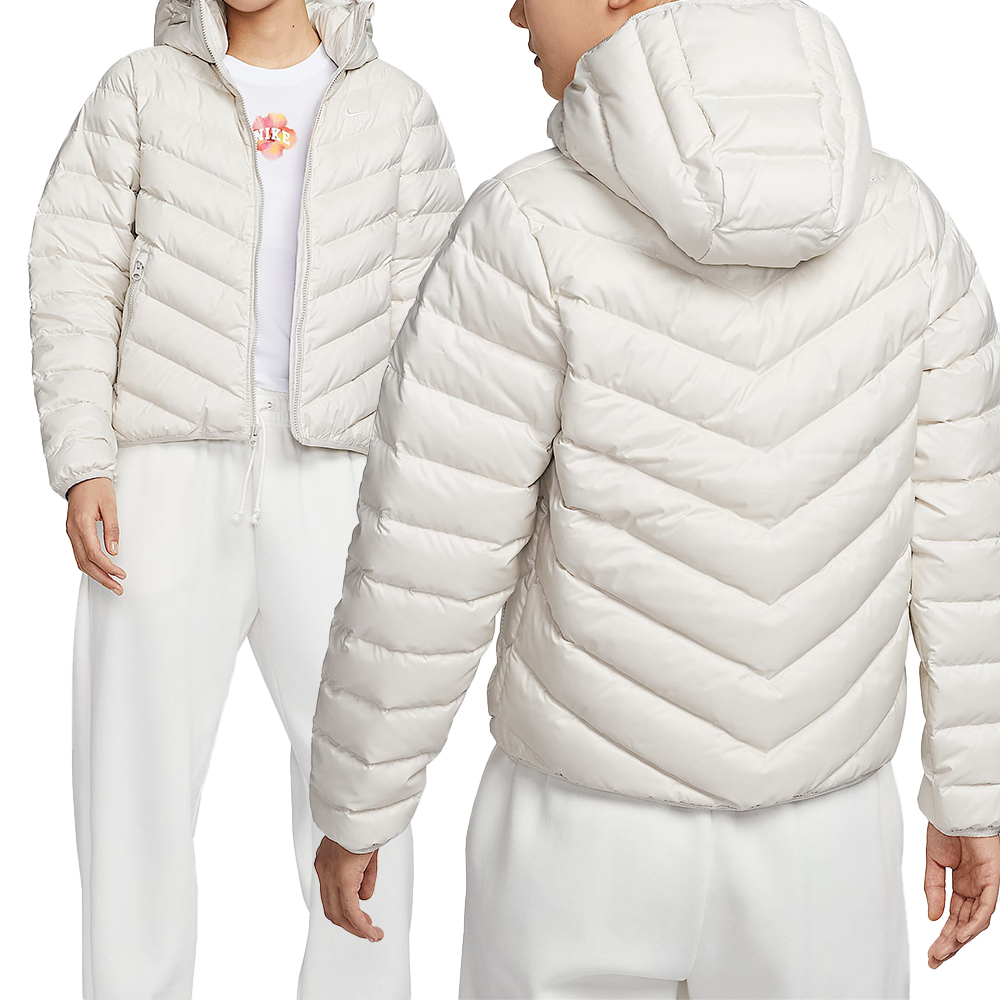 Nike Dwnfl Nk Ed Wndpfr 女款 白色 防潑水 寬鬆 羽絨 保暖 連帽 外套 HV5106-072