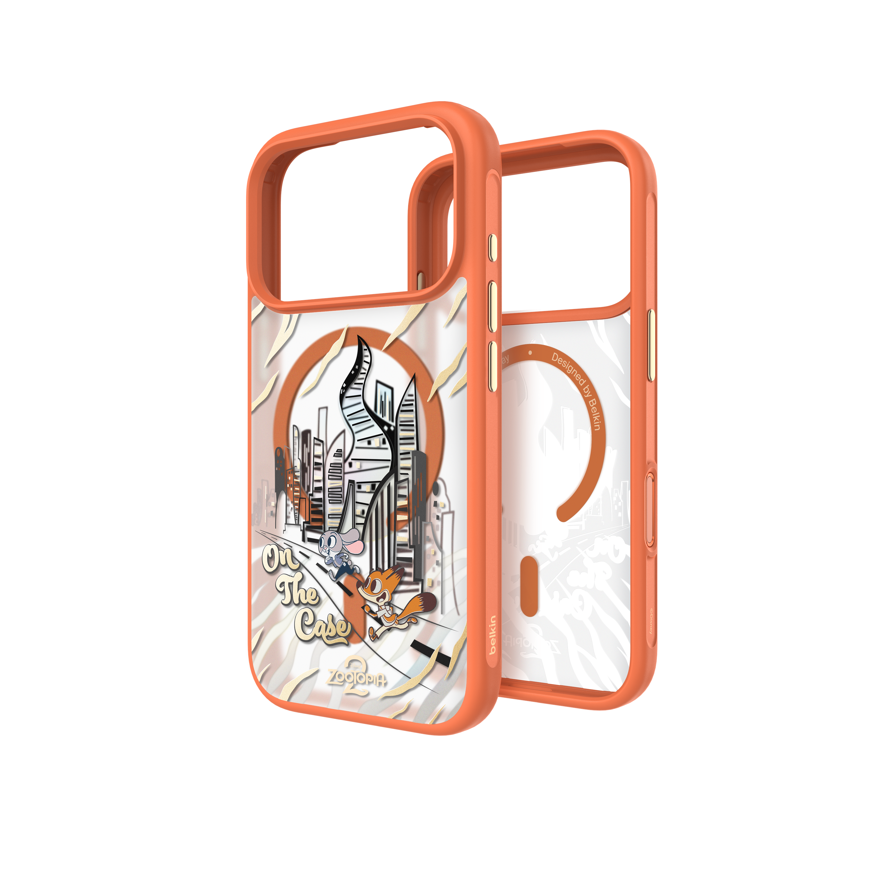 SheerForce™ Magnetic Qi2 Protective Case for iPhone 17 Series (Zootopia 2, Disney Collection) [MSA046]