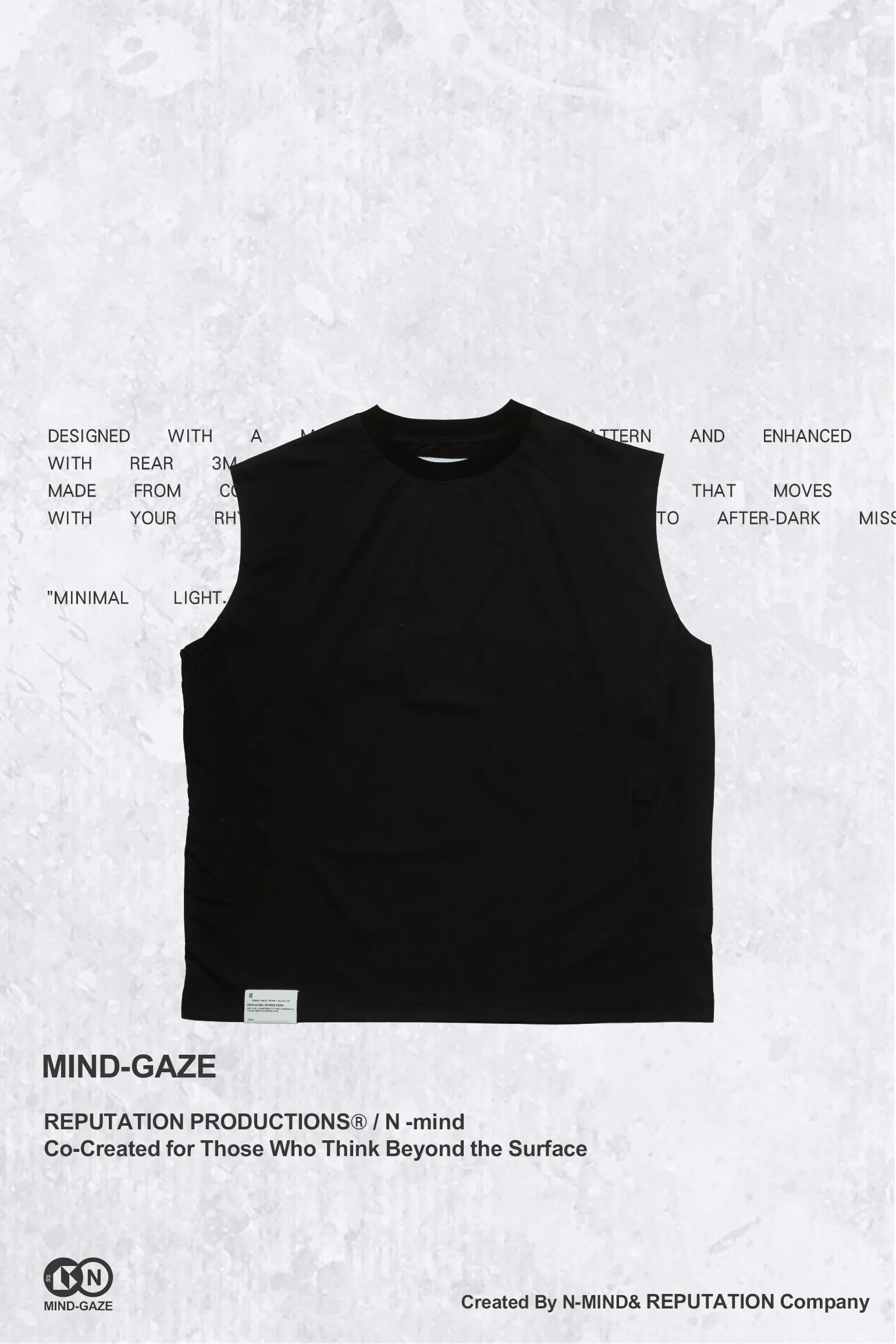NMIND x MIND-GAZE  COREFLOW VEST