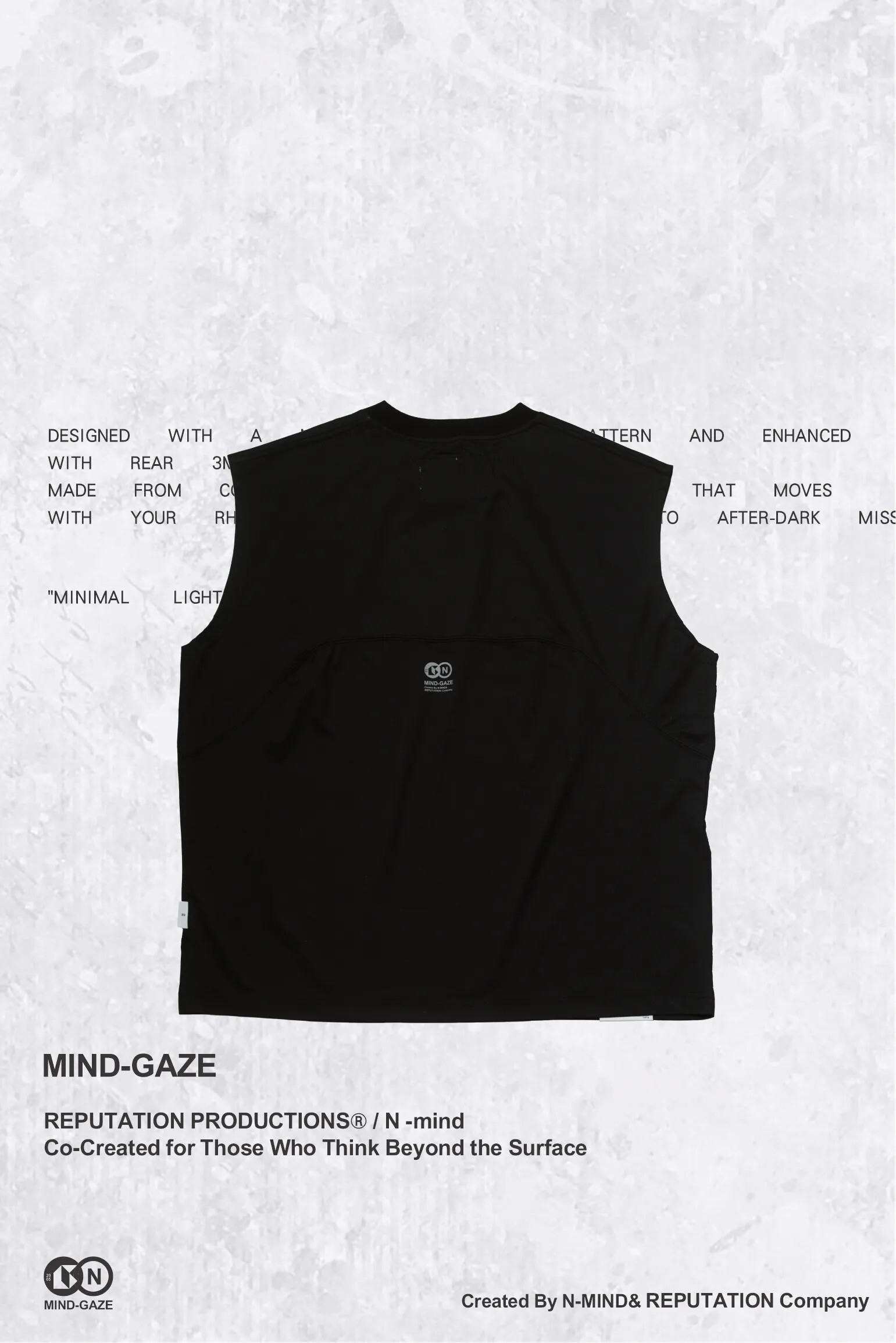 NMIND x MIND-GAZE  COREFLOW VEST