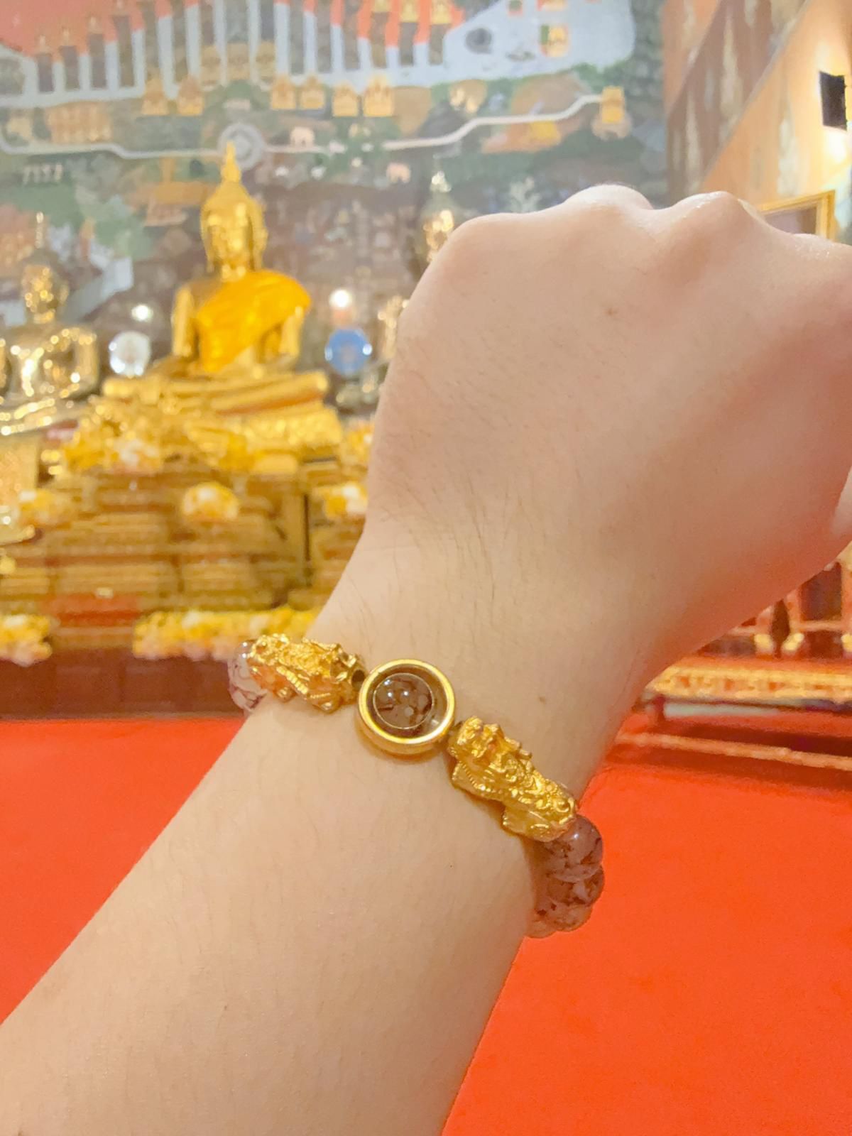 泰國三寶公佛寺 靈運招財貔貅手鍊 2568法會版