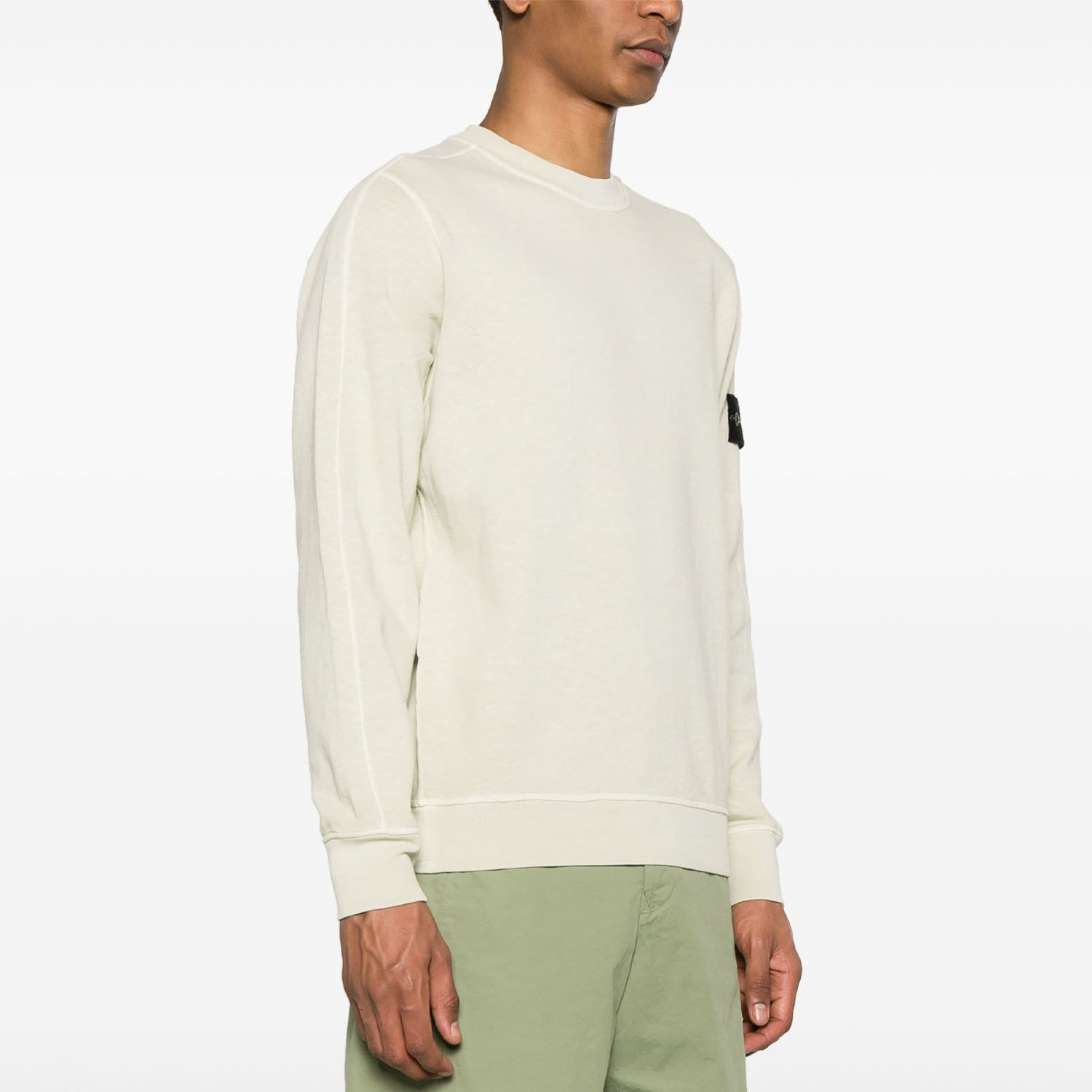 STONE ISLAND Sweatshirt with Hood | Compass Patch Embroidered Hoodie 801566060 V0151