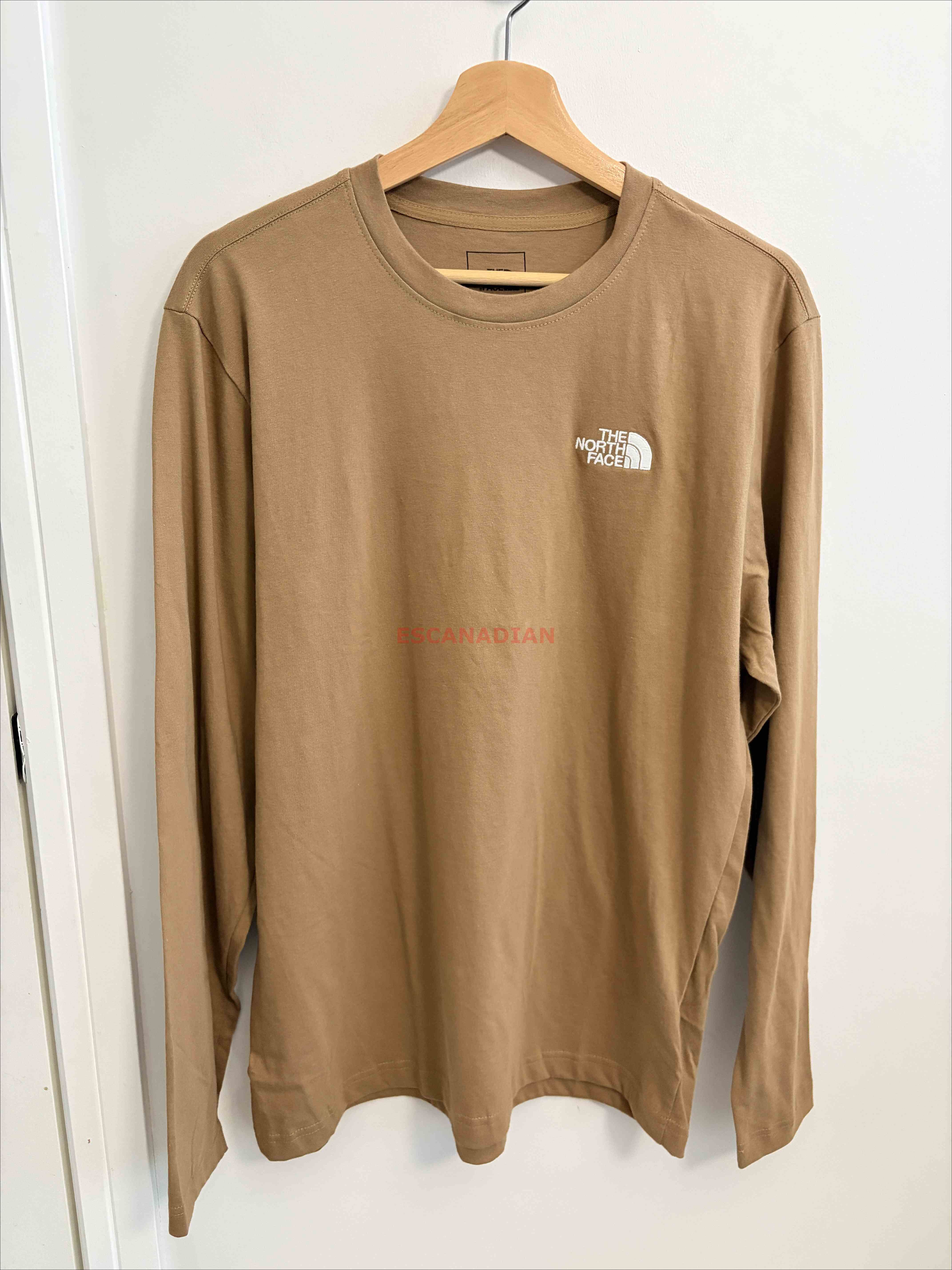 THE NORTH FACE 男大人 經典刺繡小標 長TEE