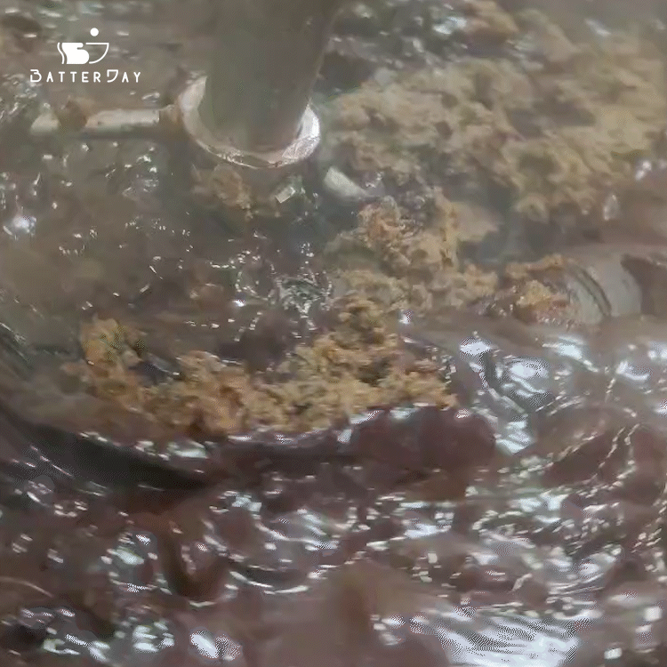 紫蘇梅棗泥餡-攪拌